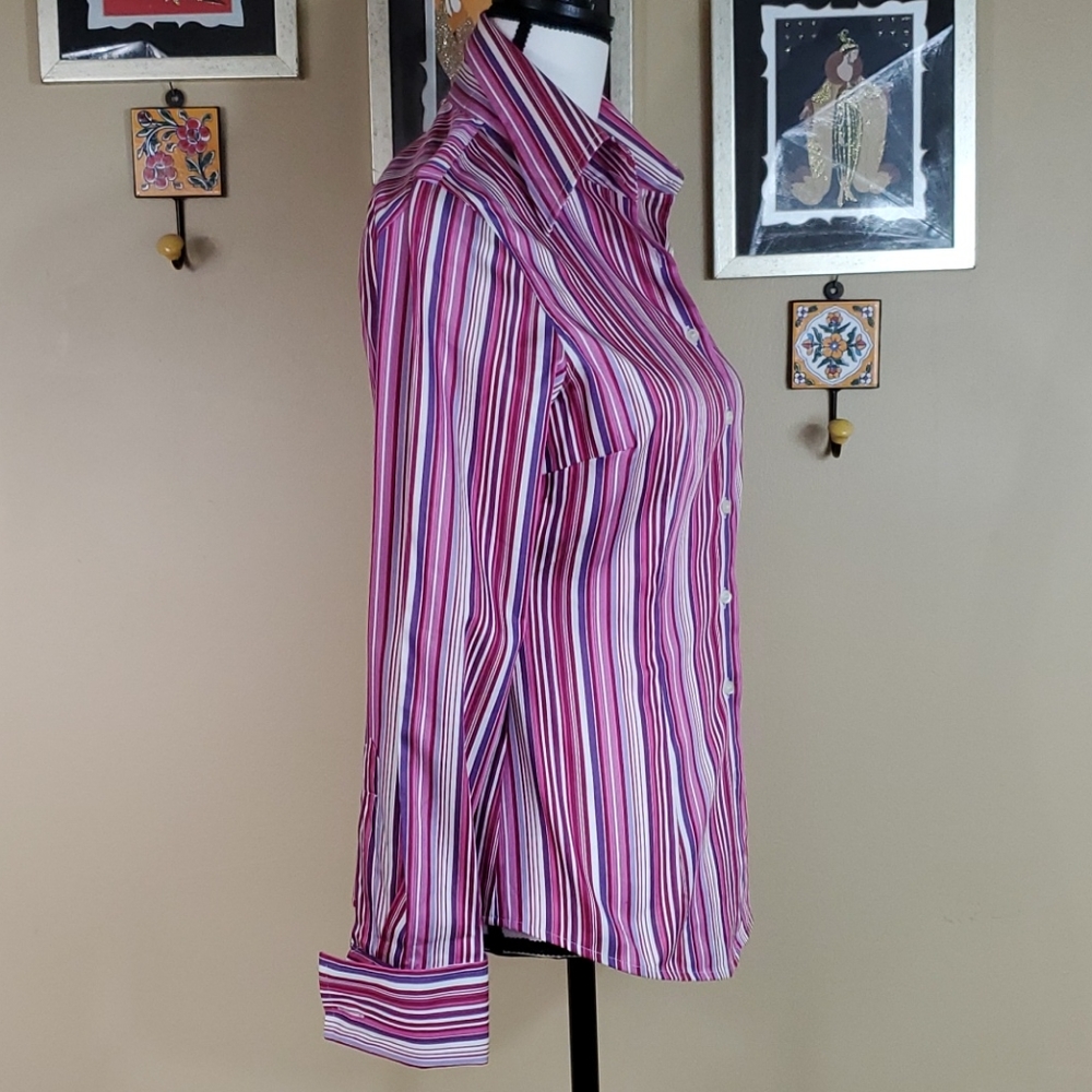 Hawes & Curtis stripped button down shirt - Picture 3 of 10